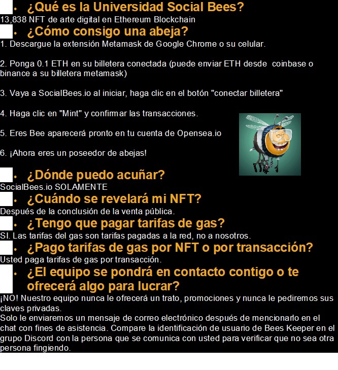 LA HORA HA LLEGADO!!, vamos a por nuestras Avejas! 
Pre venta para @Honeylisted @Honeylisted 2 <a href="/Whitelisted/">whitelisted</a>

Inicia el 31 de diciembre 11:59pm
¡Cerrará la noche del 2 de enero!
 
A CONSIDERAR LO SIGUIENTE: