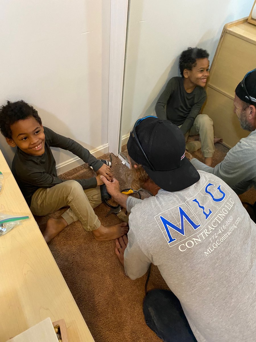 Bordersahead's tweet photo. Tis’ the season for mentoring. BB  enjoyed learning to use his first power tool this year helping rockstar Grandpa @michaellgoodwin, @MLGContracting. First project down, a lifetime to go!✨ https://t.co/BIwKUeS5eO