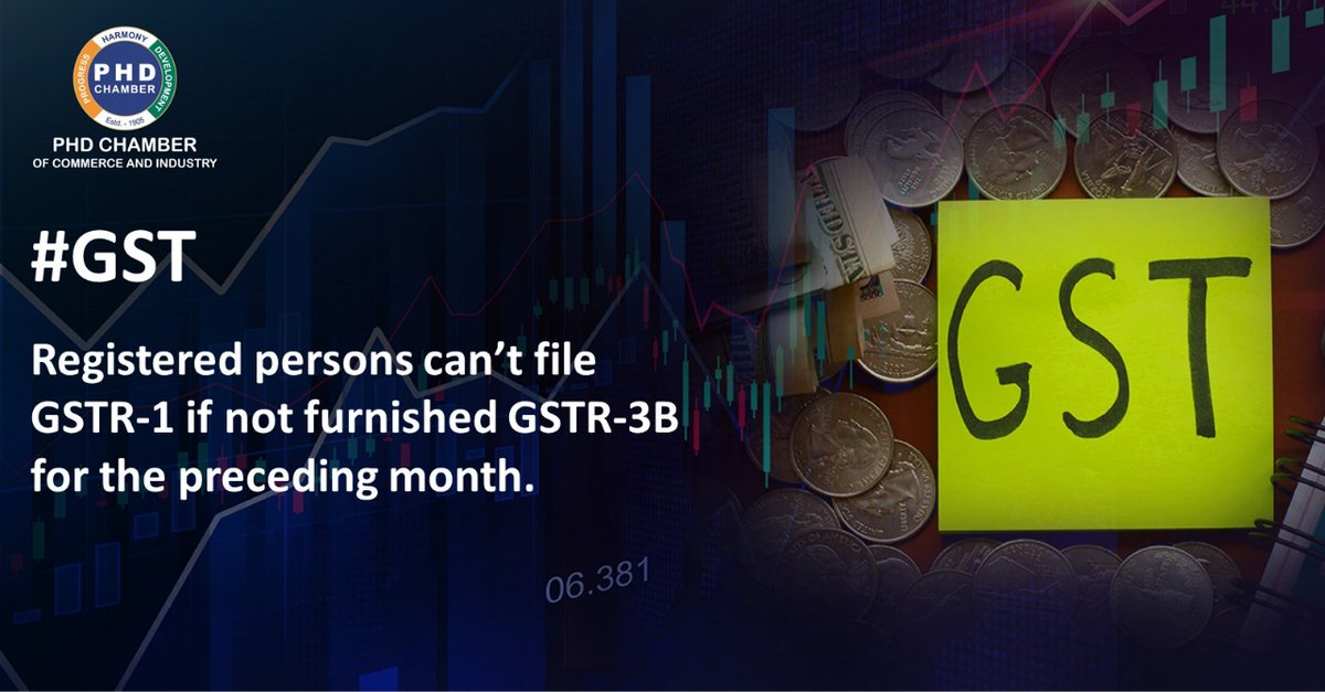 phdchamber's tweet photo. Mr. Bimal Jain, Chairman,  Indirect Taxes Committee, PHDCCI in his address at the 'Latest Changes in GST effective from January 1, 2022" webinar noted filing of GSTR.

#PHDDCI #GST #GSTR9 #Latest #Tax #Webinar #Incometax #Registration #GST1 #GST3B https://t.co/tUvbY6Cr6D