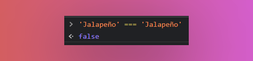 dev_michaelz's tweet photo. Did you know about this edge case when comparing strings? https://t.co/diTJVdS0iX

#webdeveloper #DEVCommunity #javascript https://t.co/4WrnSrvA9g