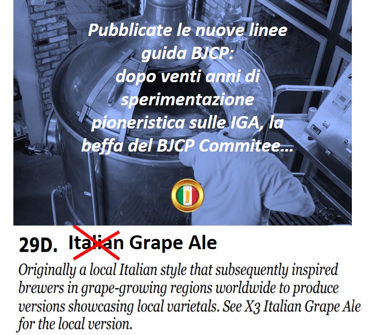 #BJCP2021: Scandaloso il mancato riconoscimento dell'#IGA come stile di riferimento internazionale:  i #MastriBirrai Italiani trattati come figli di un dio minore dalla mancanza di coraggio del #BJCP Committee. #birra #horeca #birraartigianale #CraftBeer 
<a href="/AssoBirra/">AssoBirra</a> <a href="/Unionbirrai/">Unionbirrai</a>