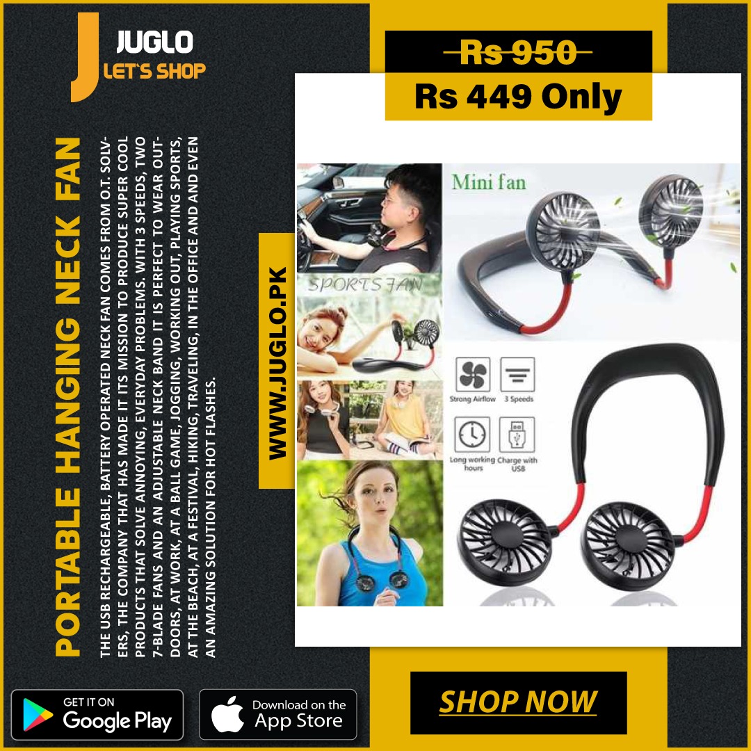 Change your portable neck fan to a handheld fan or even a desk fan!!!
This battery-powered fan is great as a personal mini fan, a makeup fan, a desktop fan, an office fan, a travel fan, a summer fan and more...
juglo.pk/hands-free-por…
#juglopk #shopping #minifan
 #onlineshopping