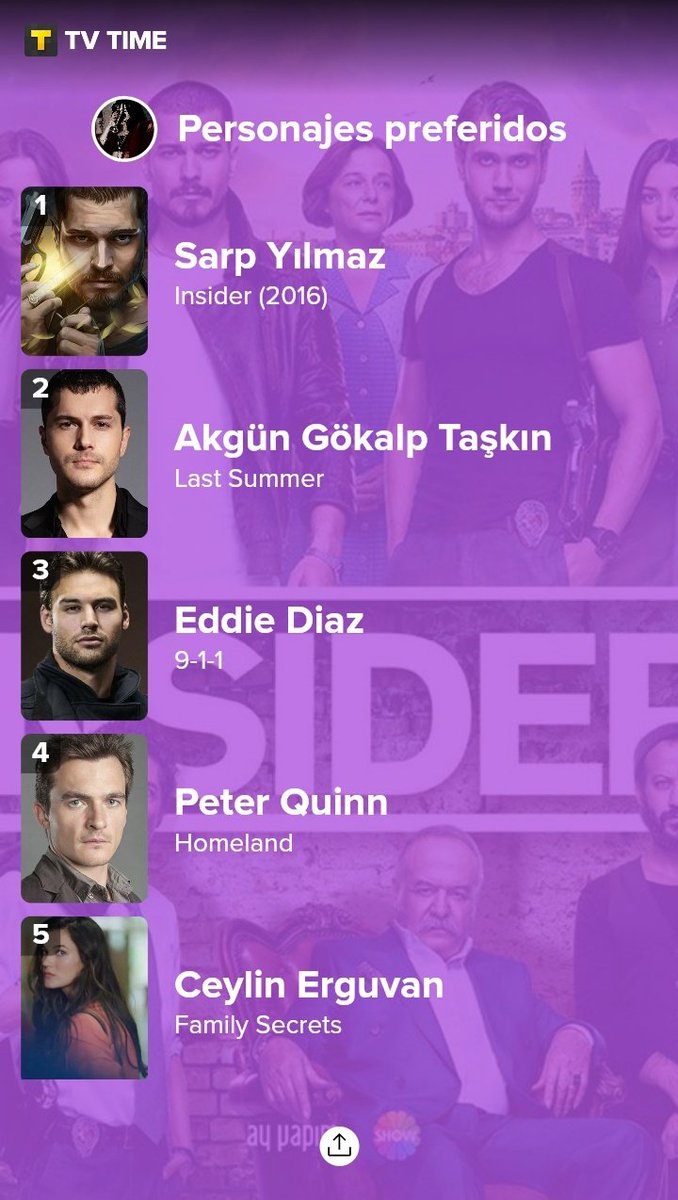 edensdamien's tweet photo. tvtime rewind on crack i guess, i haven't seen aot since S2?? homeland before yargi is a crime against humanity and 911 my favorite show instead of içerde just bc i binged like 2 seasons? sarp yilmaz being my fave character so true, the only thing this bs rewind got right https://t.co/1FAGWNGDMM