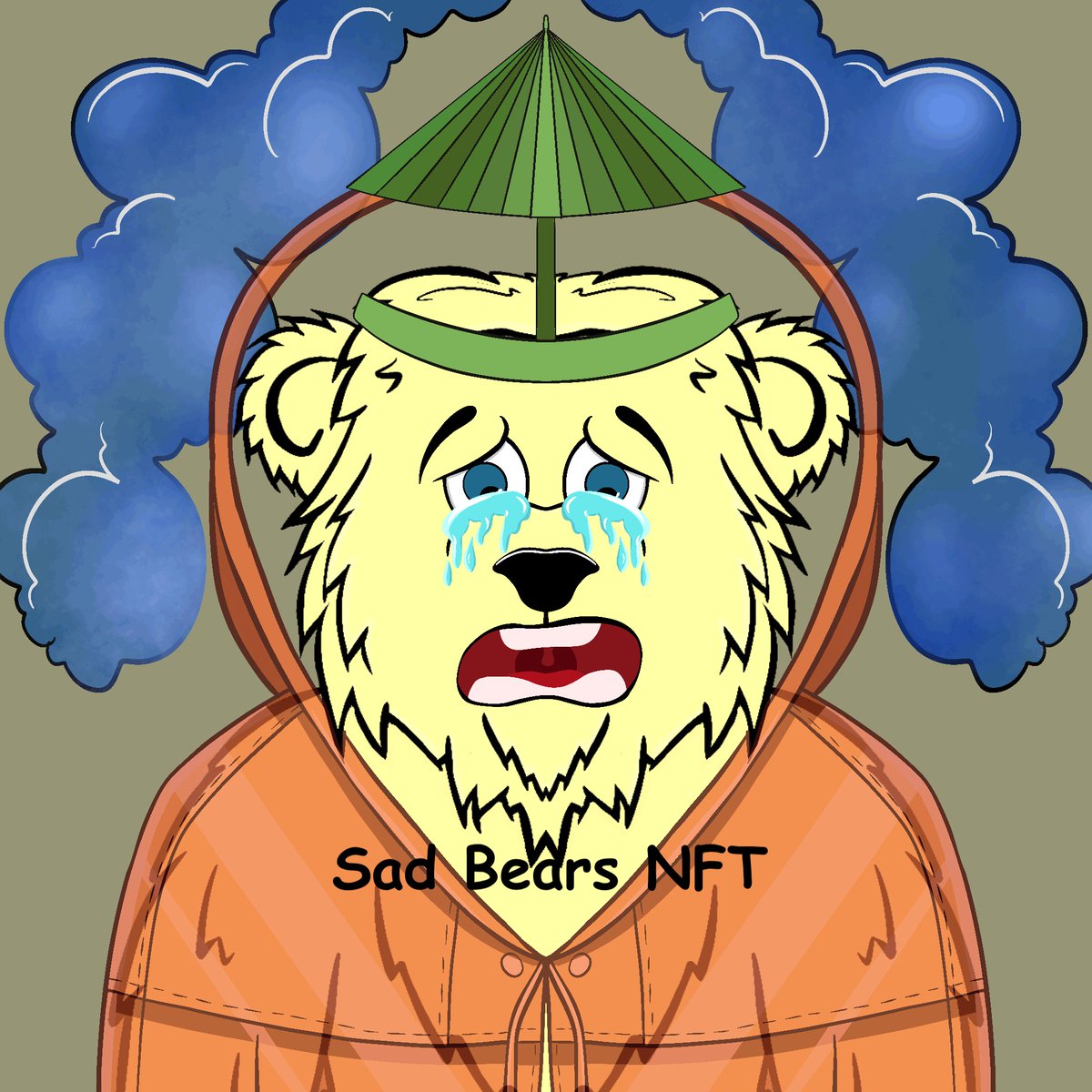 sadbearsnft's tweet photo. Defective Cocktail Umbrella cannot cover the Salt Rain from falling on us. Sad Bears Land could cover you.
#Solana #sadbears #SolanaNFTs https://t.co/ujden1mhcd
