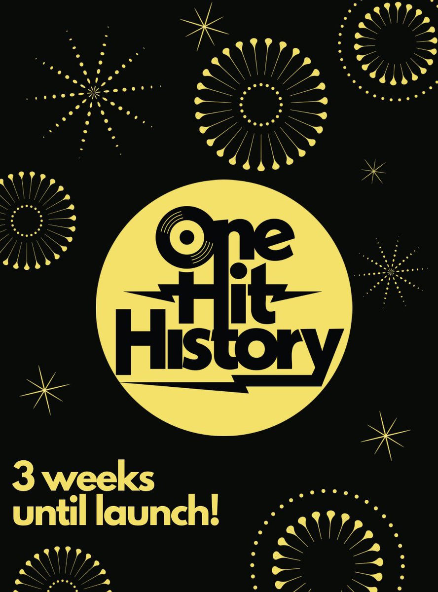 OneHitHistory's tweet photo. 3 weeks until launch! #OneHitHistory #podcast #ComingSoon https://t.co/NSZiUhViO2