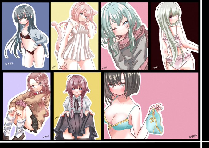 #今月描いた絵を晒そう 
今月はほんとにたっっっくさん描きました✍️ 