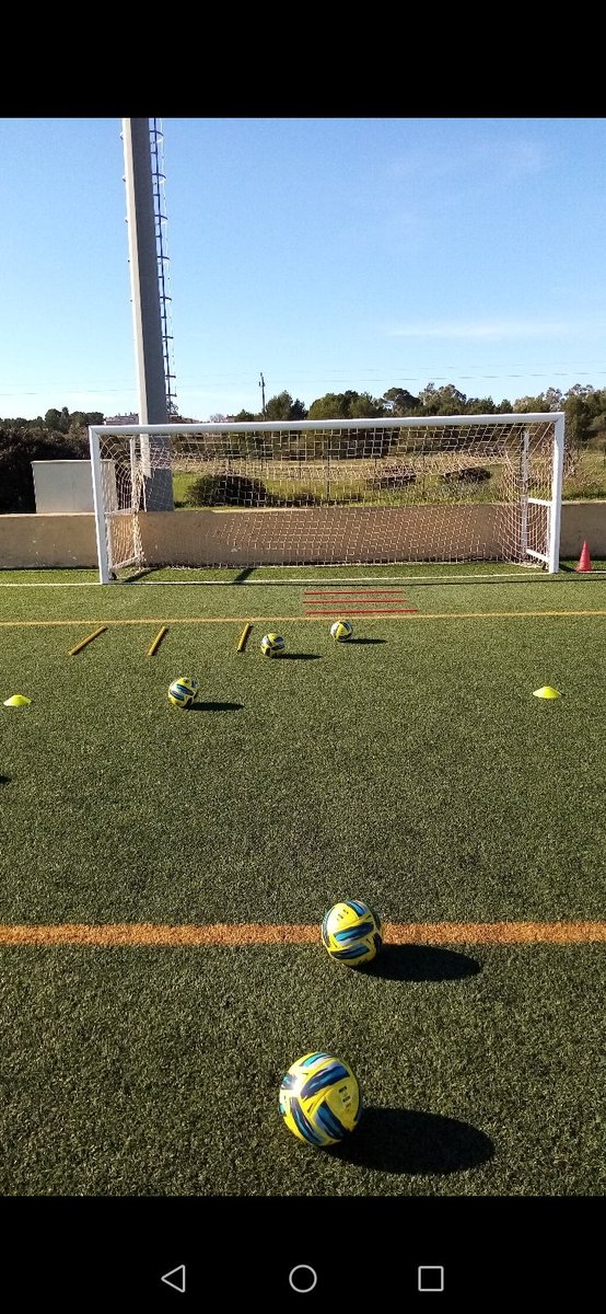 Lovely day for coaching young keepers🙌🏼⚽