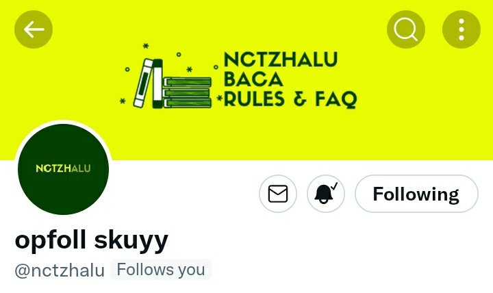 thisici's tweet image. sebuah pencapaian setelah 5 tahun ngefollow akhirnya difollback juga. thank youu, admin &amp;lt;3 @nctzhalu