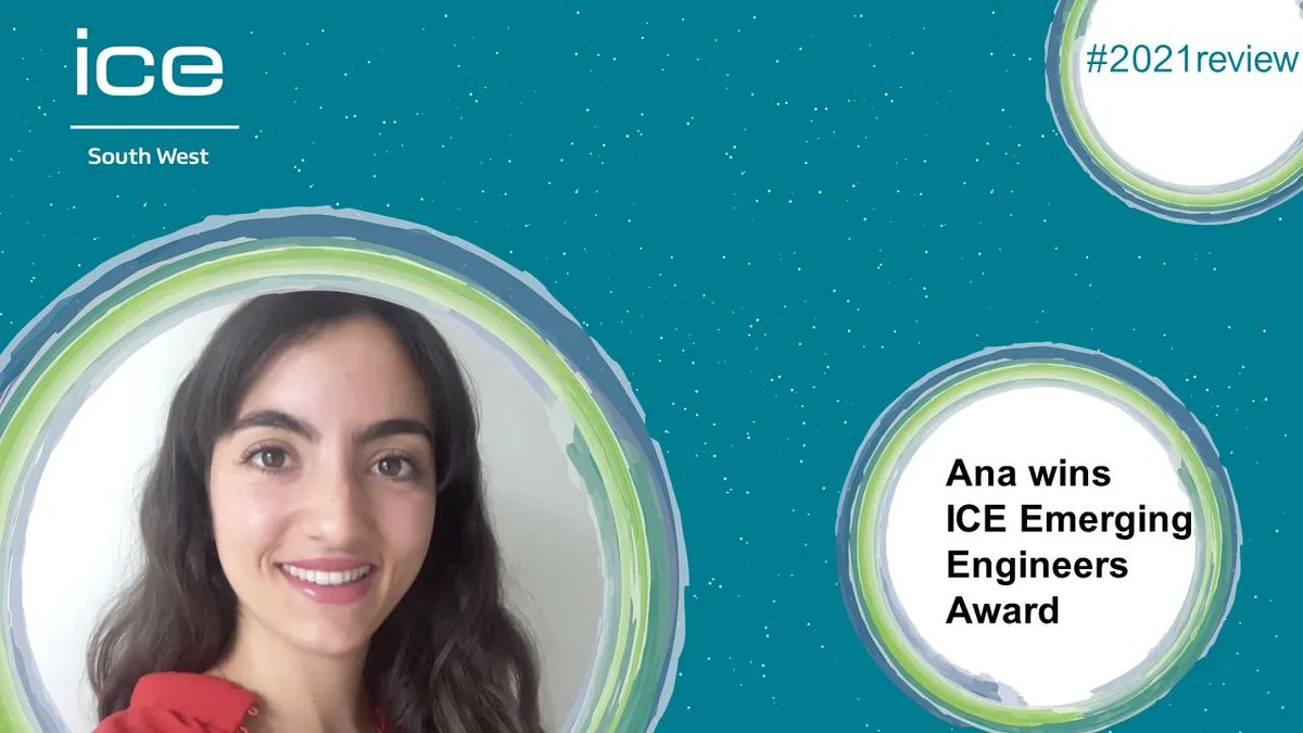 ICESouthWest's tweet photo. We couldn't be more proud of Ana Vega Kurson, representing the South West region in the ICE #EmergingEngineers Award.
She took 1st prize in the competition after an amazing presentation of her paper related to energy production in offshore wind farms
https://t.co/Nhkl6rvgy9 https://t.co/2W6MdJNZgg