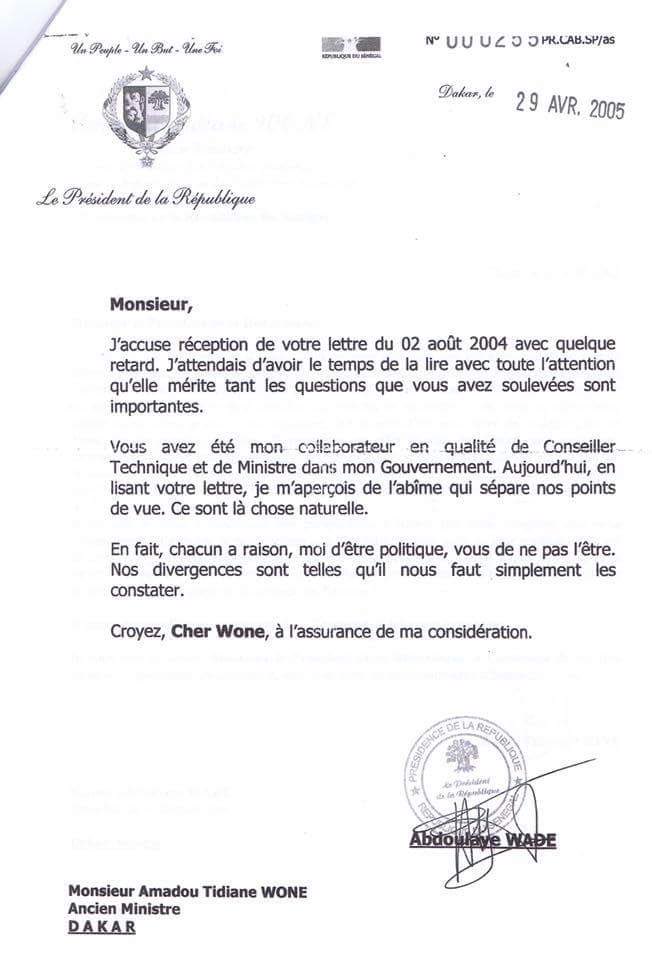 MLBara_LO's tweet photo. Abdoulaye WADE, c’était aussi une densité que l’on sentait à l’écrit.

Cette lettre, réponse à son ministre Amadou Tidiane WONE qui tirait la sonnette sur les dérives de son régime, est un condensé de l’homme: son talent et ses travers.

Un vrai politique, talentueux.
#Kebetu https://t.co/VlYMmUWXbd