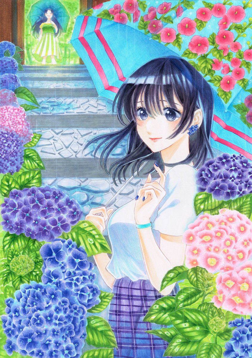「今年もそんなに数は多くないけど、頑張って描いたイラストたちです 来年は絵描きとし」|杏@7/12 OC立ち絵🐈‍⬛のイラスト