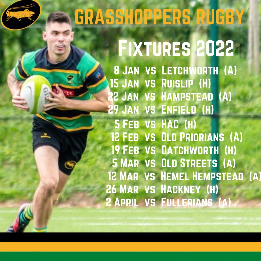 Clear the diaries #Rugby #RugbyUnion #RugbyFamily #RugbyTraining #PlayRugby #MiddlesexRugby #WestLondon #Hounslow #Osterley #Isleworth #Brentford #Chiswick #Acton #Hanwell #Kew #Richmond #Twickenham #StMargarets #Hammersmith #Ealing #Southall #Heston #Heathrow