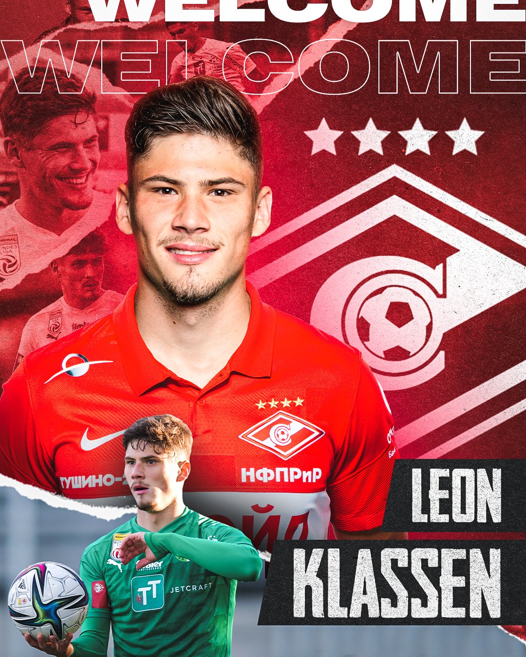 FC Spartak Moscow on X: ✓ We are delighted to announce the signing of  Russian youth international Leon Klassen! The 21 year-old German-Russian  left back joins us from @WSGTIROL on a long