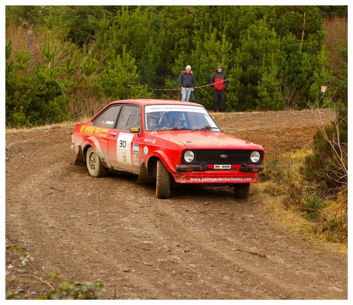 Took the cover off the Escort and got it out for the Cork Forestry Sprint to blow off the Turkey.Almost 10yrs since Catherine &amp; I competed in the Red Escort. Great day’s fun on the gravel, delighted to finish first in class and 3rd two wheel drive in the wee 1600 📸 Maguiremsport