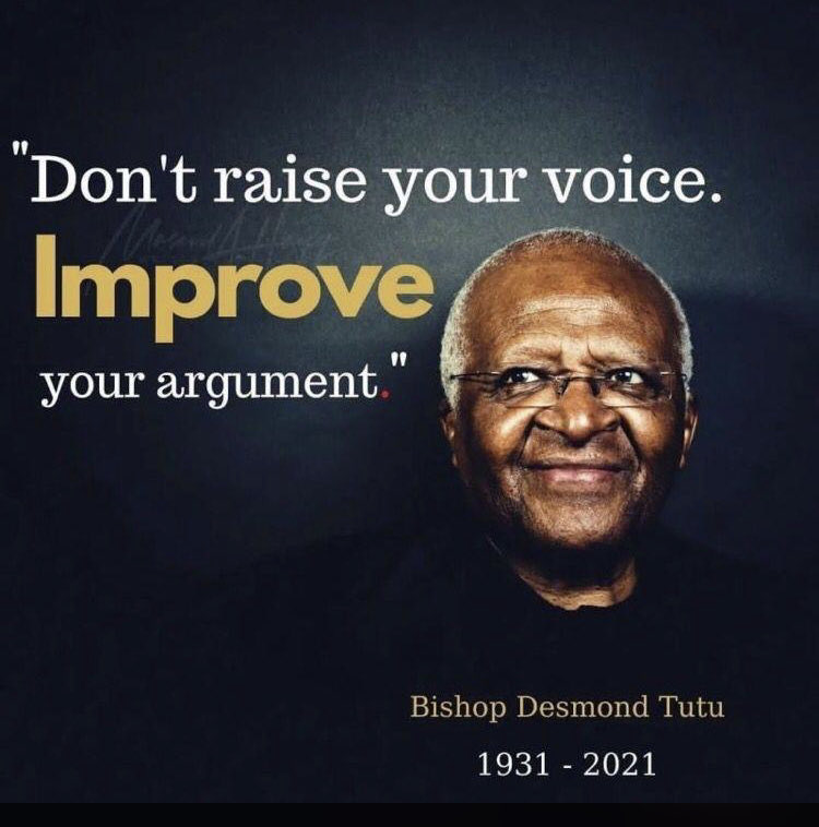 ProfessorRugby's tweet photo. A man that personifies humanity, even his criticis probably won’t be half the man he was 🙏🏾 #RIPArch 🕊 https://t.co/AKRsWDi4ZW