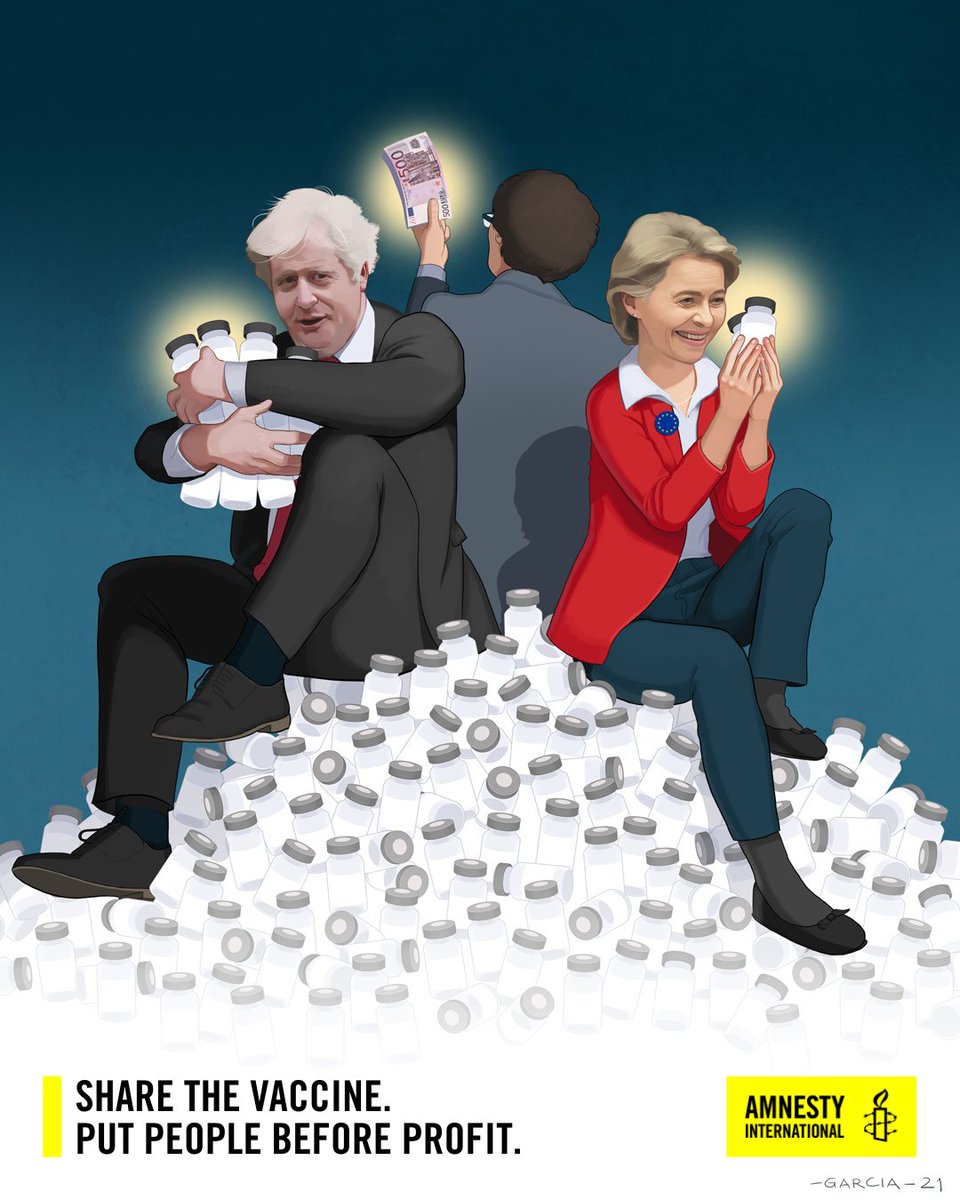 amnesty's tweet image. How many more variants will it take until wealthy countries learn to share and pharma put people before profits? 

Everyone, everywhere must have the chance to get fully vaccinated in 2022.
#100DayCountdown ⏰