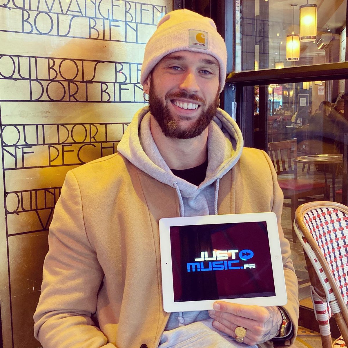JustMusic_fr's tweet photo. Mayeul en interview sur @JustMusic_fr ! #Mayeul #TheVoice #DemainNousAppartient @mayeuloff https://t.co/ZwC5NhwaQR