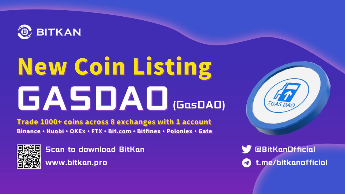 BitKanOfficial's tweet photo. 🔥 Congratulations! $GASDAO has been officially listed on BitKan Smart Trade. @0xgasdao is formed with the vision of being the heartbeat and voice of the largest community of Web3 native users on the $ETH Network.

📱: https://t.co/bjK7qk8eeg
💻: https://t.co/JAk3PIDMi9 https://t.co/NUGaTeJB1Y