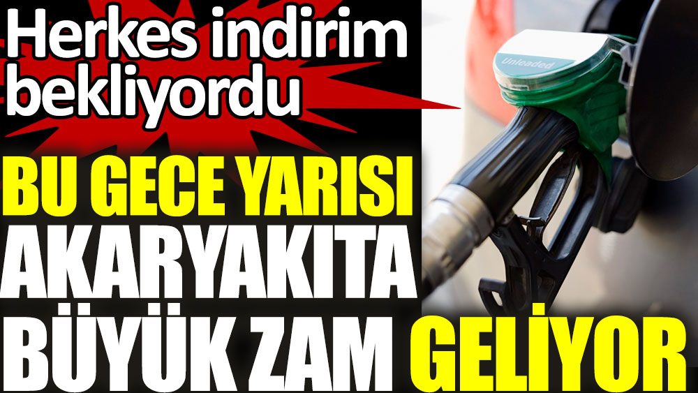 Bu gece yarısı akaryakıta okkalı zam geliyor
bit.ly/3EyIIRW