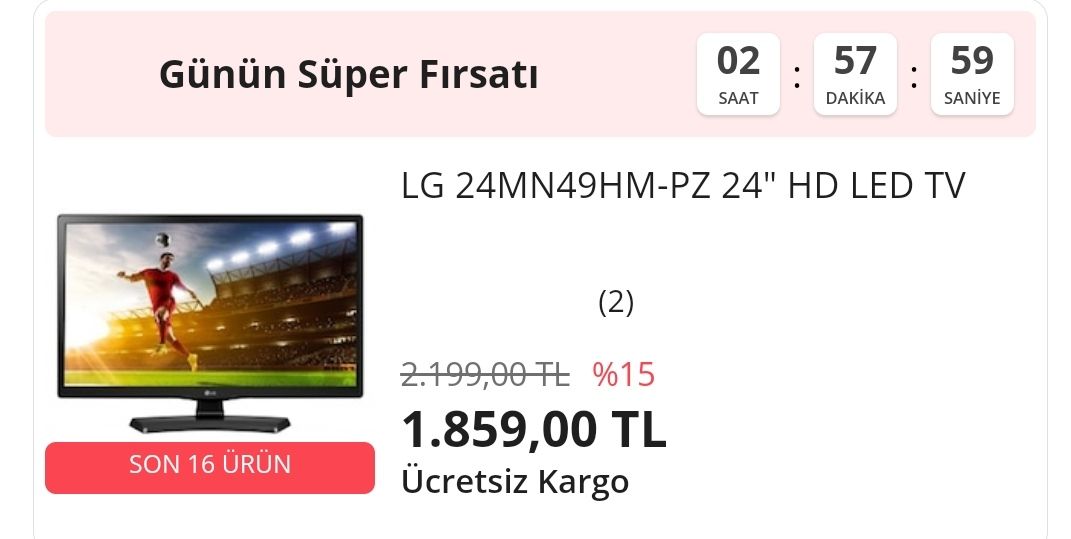 ewo1925's tweet photo. 🔥 Saatlik fırsatlar  indirimde 😍

🛒Sepette Özel İndirimler

🚚Ücretsiz Kargo Seçeneği

Hemen Alışverişe Başla.🛍 İndirimli fırsatları kacirmayin 😍😍
Ürüne git👇👇👇🎉🎉🎉🎉
https://t.co/dVh977AI5f

#ALİŞVERİŞ #işbirliği #İNDİRİM #fırsat #trend #N11 #gittigidiyor . https://t.co/2VjnR8vF7S