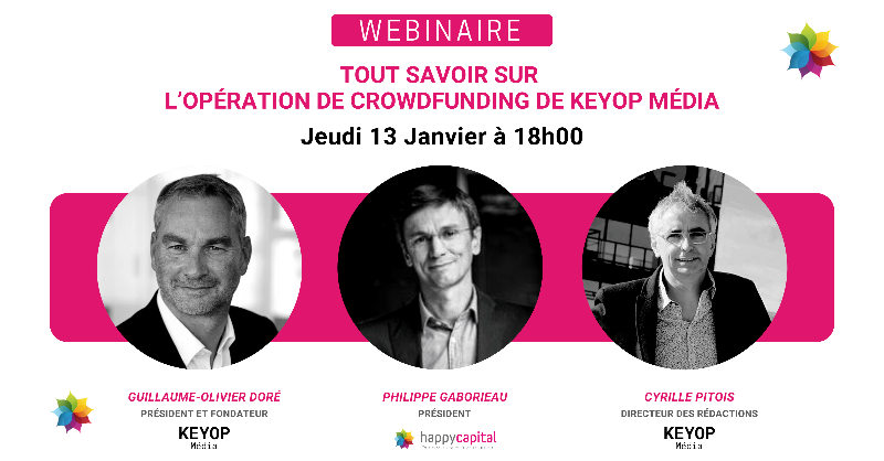 Financemag_'s tweet photo. 📅 Retrouvez @go_dore aux côtés de @CyrillePitois et @phil_gaborieau pour vous parler de notre campagne de #crowdfunding !
🎯 L'objectif ? Vous partager l'ambition de notre jeune groupe média et nos projets à venir. RDV le 13/01 à 18h, pour vous inscrire 👇