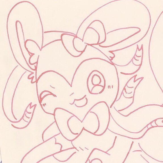 ポケモン ガラスペンで描くとこんな漢字です 下書きなし一発描き楽しいぜ ガラスペン 皇なつねこ ポケ絵師 のイラスト