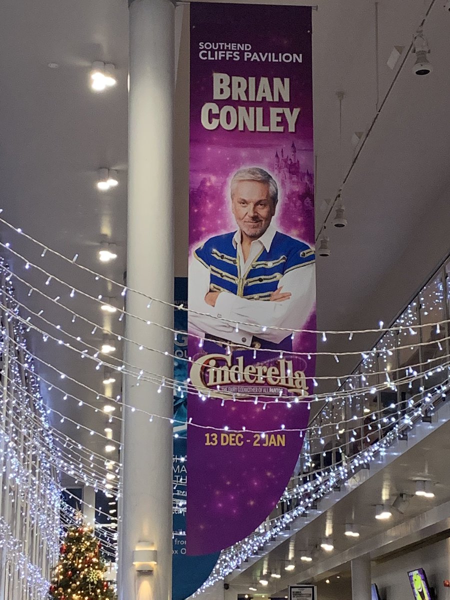 Fantastic evening yesterday watching the <a href="/RealBrianConley/">Brian Conley</a> and the cast of Cinderella at <a href="/SouthendTheatre/">Southend Theatres</a> Laughed all night, great fun. There are only a few nights left so buy your tickets and support the cast and crew. The poster isn’t airbrushed in case you’re wondering
