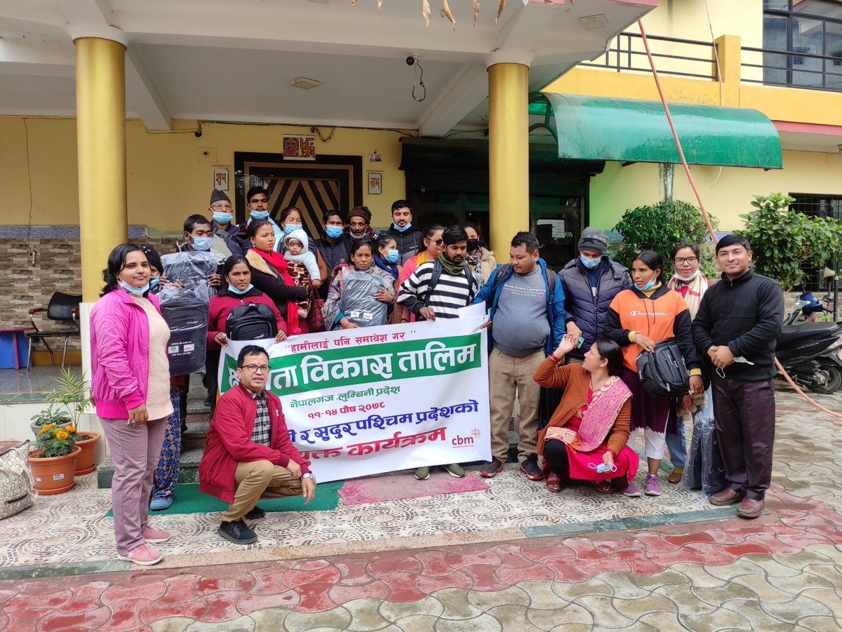 सुदुरपस्चिमका सहभागी जगत चौधरीले भने,“दशै प्रकारको अपाङगता भएका व्यक्तिहरुलाई एकै ठाउँमा राखेर दिएको पहिलो तालिम जस्तो लाग्यो खुसी पनि लाग्यो । रमाइलो तरिकाले सिक्न पाइयो।” 
तालिमका सहभागिहरुले कार्य योजना निर्माण गरि सिक्ने सिकाउने प्रतिबद्धता सहित तालिम समापन भएको छ ।