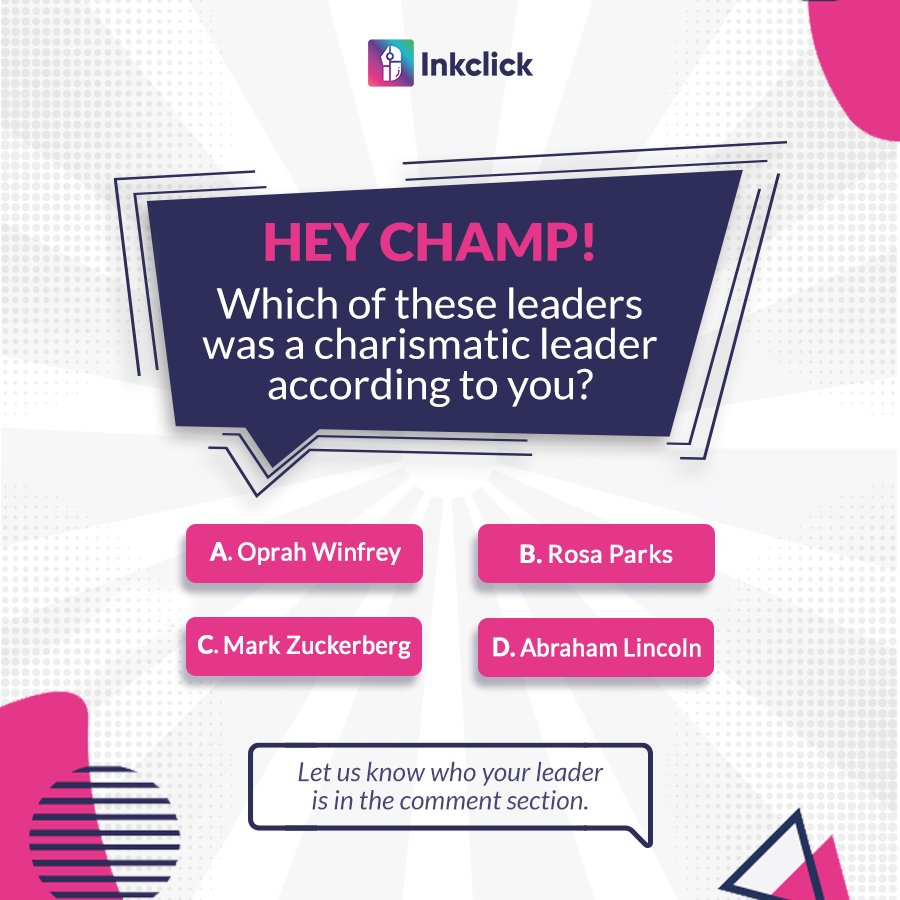 sanan_ankit's tweet photo. Choose who is a more charismatic leader according to you. Comment your answer below and take your first step to assess your kid’s leadership quotient.
.
.
#inkclick #studentsnetwork #globaldigitalinstitute #InkclickBeMore #onlineclassessses #parentlifestyle #learning #parenting https://t.co/wP113wC4ki