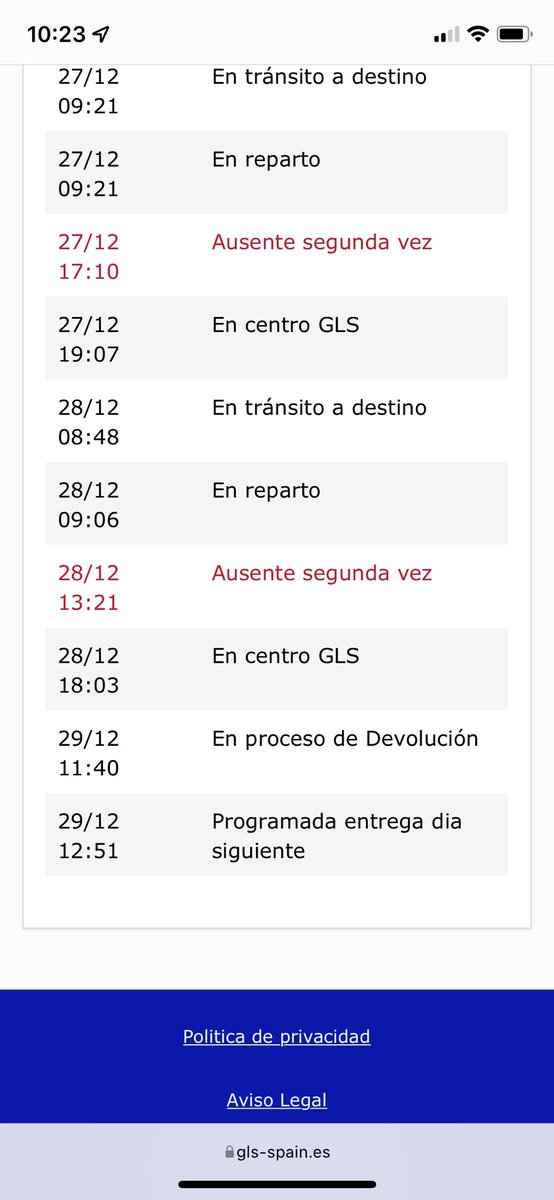fotogramas's tweet photo. @GLS_clientes les he enviado un dm para que me informen si mi paquete va a salir a reparto hoy o no pero no recibo respuesta https://t.co/zEQqObRRm5