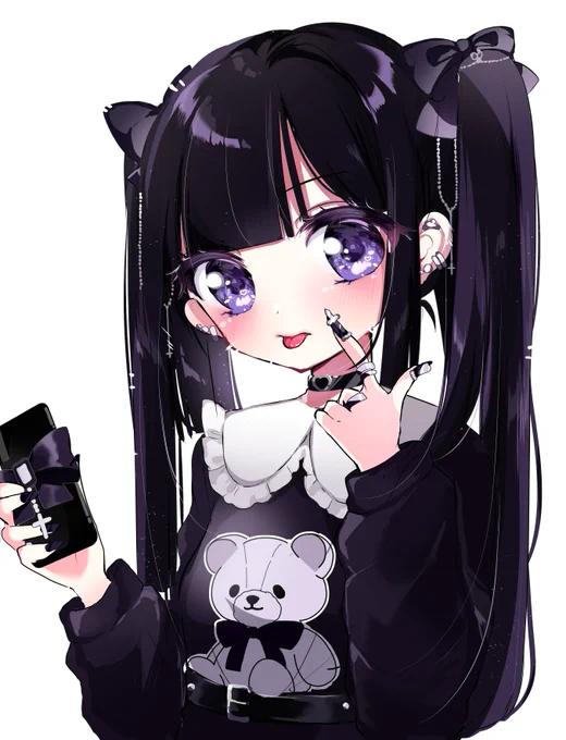 8月に描いたこの子のリメイクでした〜 