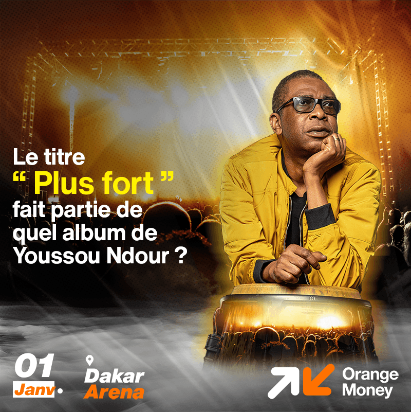 Mets en commentaire la bonne réponse et tente de gagner 2 tickets pour le grand bal de Youssou Ndour.

Fanta