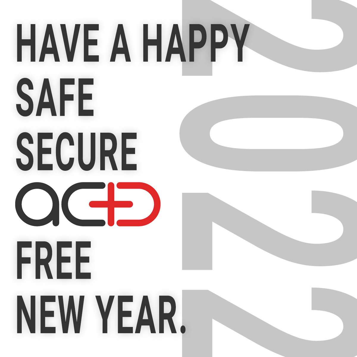AcidTec's tweet image. Wishing for a happy and safe #2022 
What are your new year's resolutions?