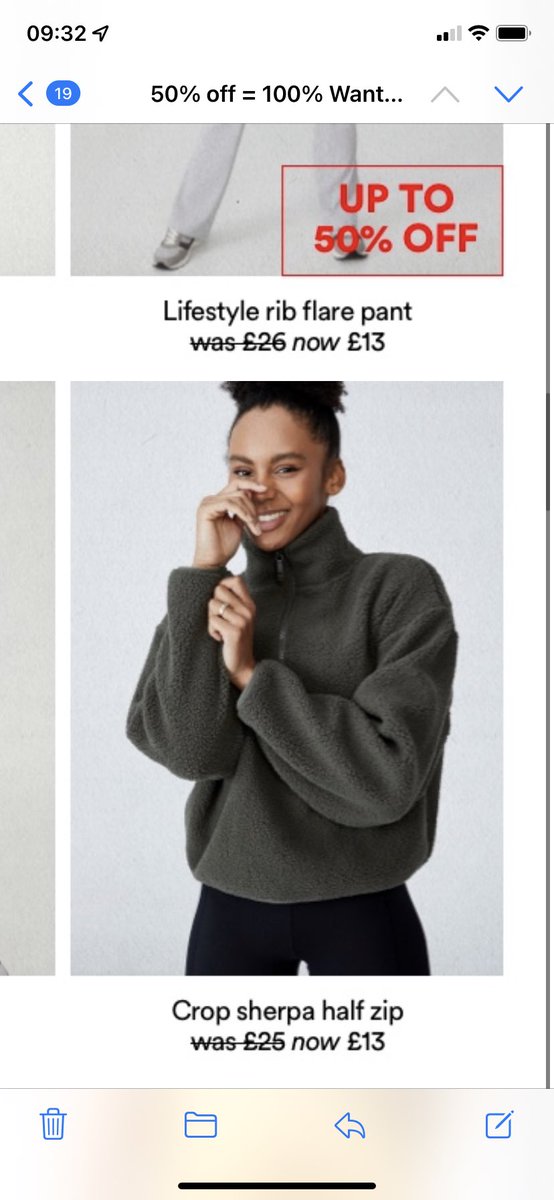 barkerizzy's tweet photo. @CottonOn got an email saying this fleece is in the sale but when I go on the website it’s not? 😢 https://t.co/6m1rUwCiip