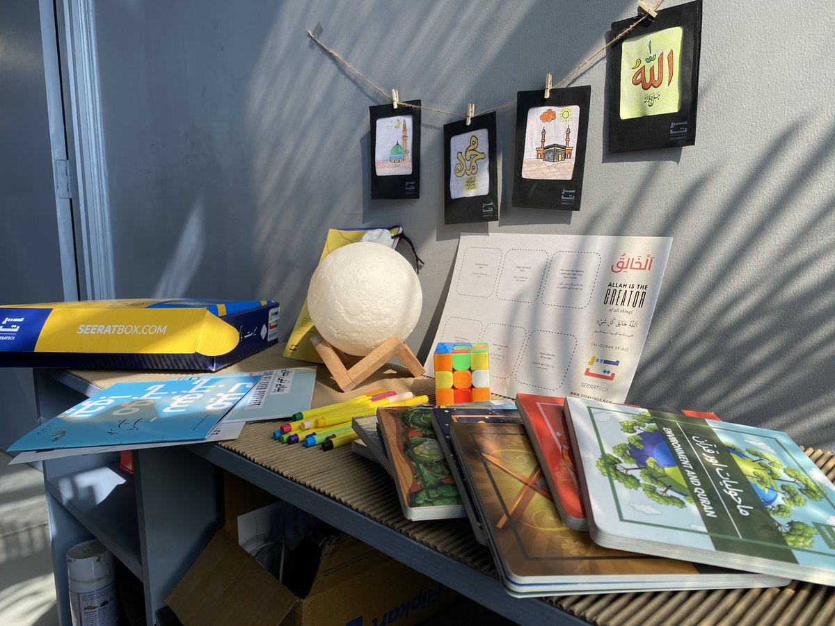 SeeratBox's tweet photo. Seerah inspired, a new age learning box with 11 books and 5 activities in English and Urdu for early childhood education and tarbiyat.
#SeeratBox
Book your copy at:
https://t.co/uQcCdBGvaU https://t.co/r3PSP6RcJ9