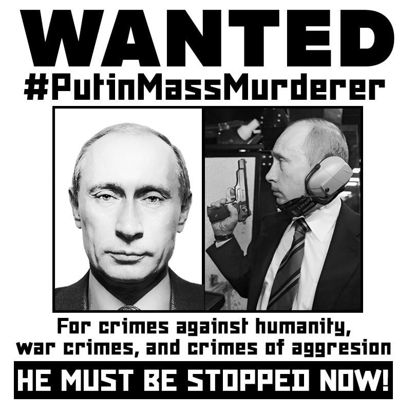 HopkoHanna's tweet photo. #PutinMassMurderer
@POTUS, Putin is killing Ukrainians in Donbas, Tatars in Crimea, opponents in Russia, Chechnya, Georgia, and in Belarus. He kills who he wants in Asia, Africa, and even UK&amp;Germany.
Stop his terror in Ukraine and around the globe. 
#BidenBeStrong
Retweet! https://t.co/WF2aYLThGx