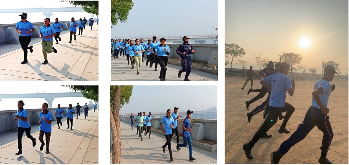 NCC_Dte_Gujarat's tweet photo. #NadiUtsav2021 
#CleanIndia
Cadets of 1 Guj Armd Sqn NCC, Guj Dte undertook cleaning drive, nature walk, marathon run  and shramdan along Sabarmati River as part of Nadi Utsav celebrations.
@DefencePRO_Guj @HQ_DG_NCC 
@GovernorofGuj @Bhupendrapbjp 
@jitu_vaghani @drajaykumar_ias https://t.co/nPSUDlPDae