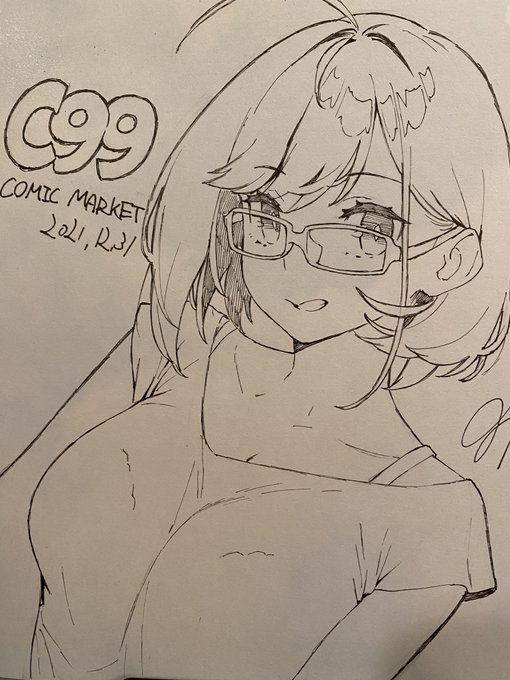 明日ブースに置く色紙が描けました 