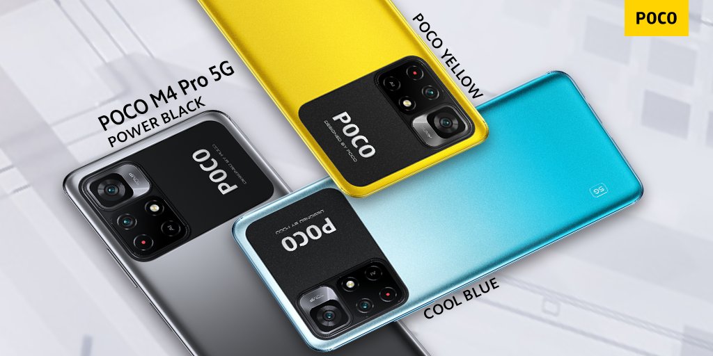 PocoPakistan's tweet photo. Of all the colors of #POCOM4Pro 5G, which one has been your favourite?
#PowerUpYourFun https://t.co/gJ7L7wYmYj