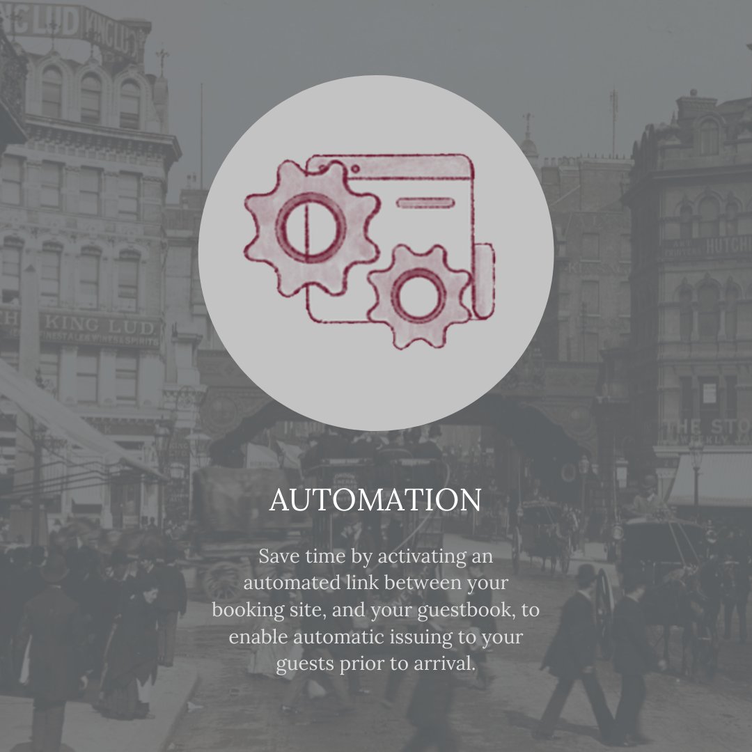 Save time by activating automation to enable automatic issuing to your guests prior to arrival.

#govisitant #holidayhost #holidayhosting #holidaylethost #holidaylethosting #guestservices #Airbnb