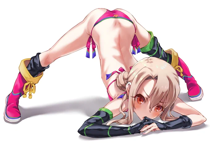 屈辱の水着イリヤちゃん 