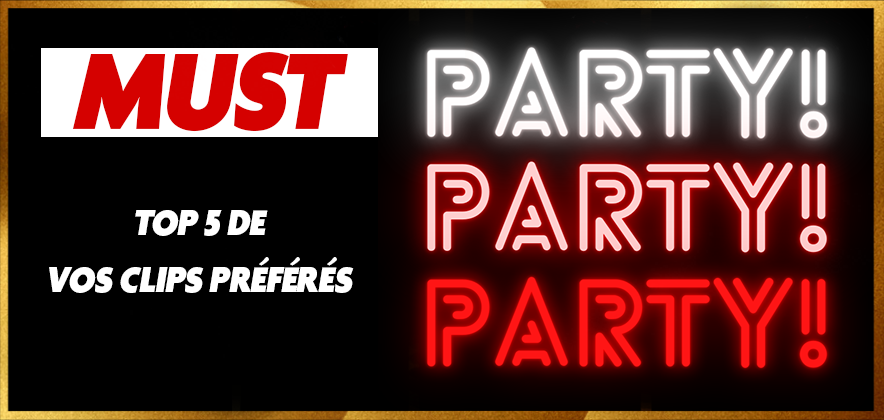 M6MusicOfficiel's tweet photo. MUST PARTY🎉
Le classement de vos clips préférés ⤵️
1⃣ @DUALIPA & @angele_vl #Fever
2⃣ @BrunoMars #UptwonFunk
3⃣ @theweeknd #BlindingLights
4⃣ @taylorswift13 #ShakeItOff
5⃣ @rihanna #DontStopTheMusic https://t.co/BvAilBxVh1