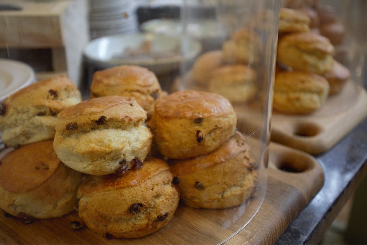 To eat a scone correctly they say after cutting in half you should spread the jam on first followed by the clotted cream... but how do you eat your scone? 💭

We eat ours...at the Sedum restaurant, freshly baked each morning! 😋

#food #foodinspiration #restaurant #freshlybaked