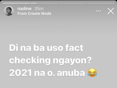 nikowl's tweet photo. Nothing indicates the start of a New Year than a Nadine Lustre countdown to the new year reference! Our forward thinking calendar kween 👑 https://t.co/y3GzNHaaEc
