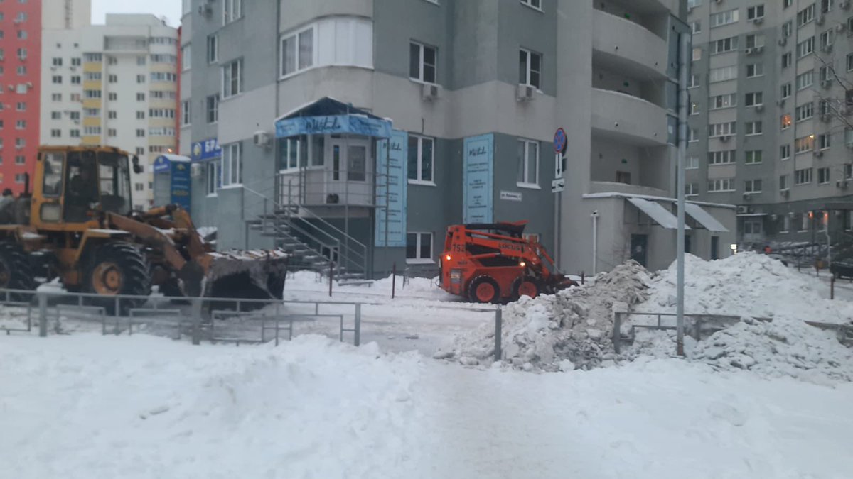 Чистка и вывоз снега ЖК Ботанический