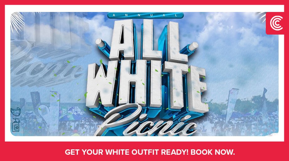 Computicket's tweet photo. Do you have your tickets to celebrate the new year at the Annual All White Picnic? Be sure to book yours now! Donβt miss out. #GetEntertained #GetOut #StaySafe
π https://t.co/WNOrqzyBn6
π Kwa-Mvunisi Resort, Mpumalanga
π
1 Jan 2022 https://t.co/c94YuZWWln