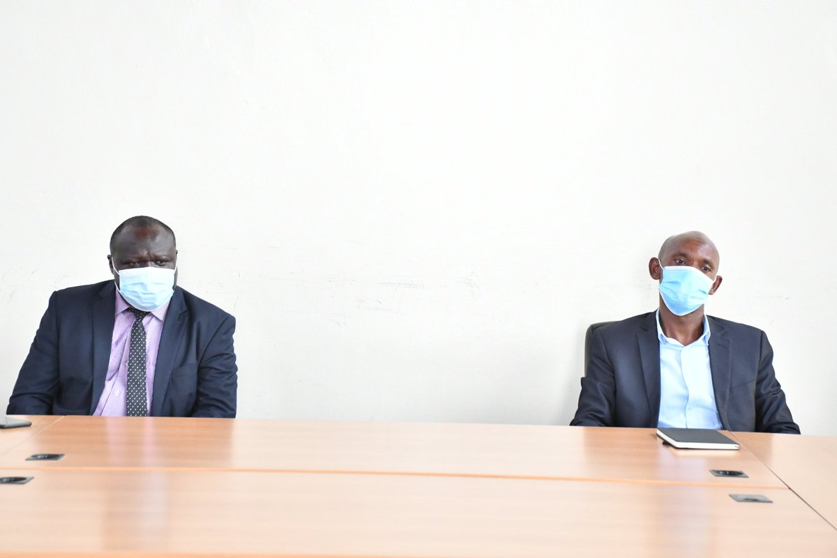 NyagatareDistr's tweet photo. Today Mayor Gasana Stephen received Deputy SG @jumuiya Hon. Christophe Bazivamo and team who are in @NyagatareDistr for the supervision of WASH facilities and Health promotion sensitisation and awareness on COVID-19 and other communicable diseases in the EAC region. https://t.co/Rs5DMgBtEC