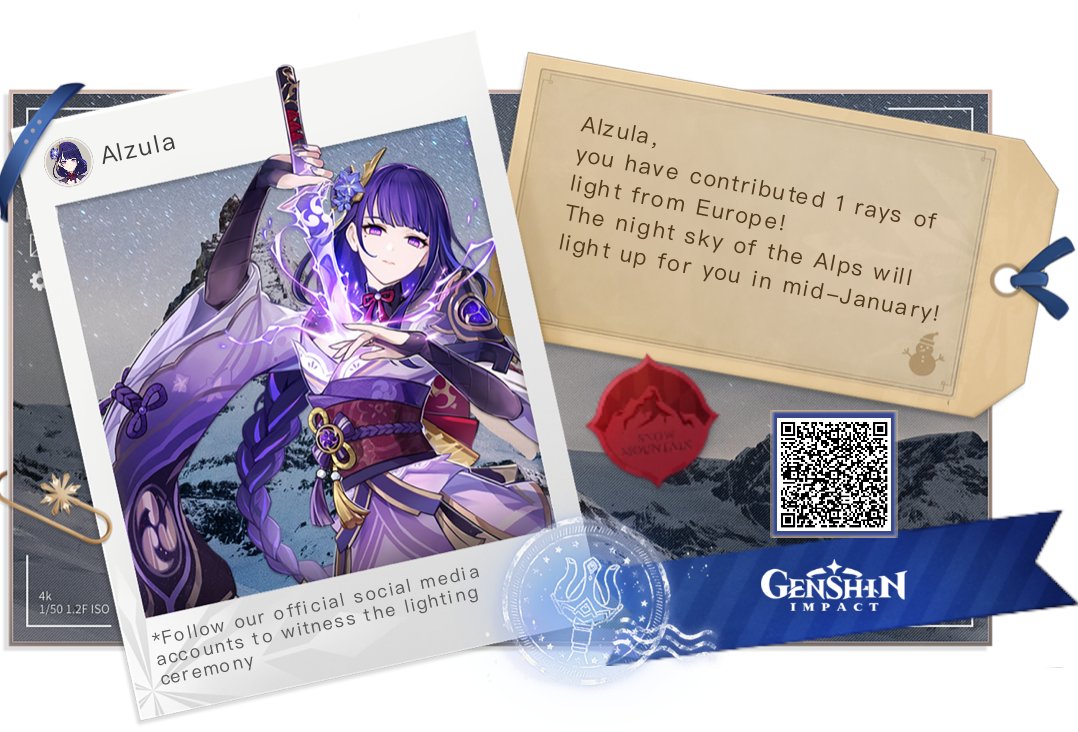 Shogunnnn #LightUpTheAlps #GenshinImpact