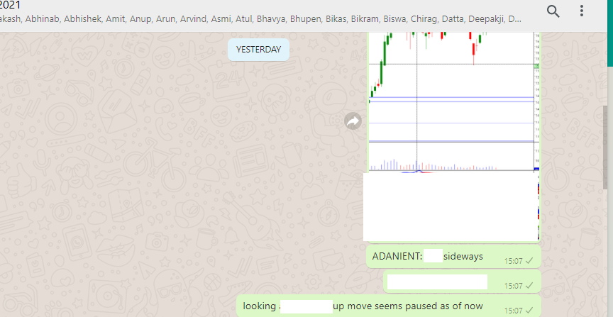 TrendTrader85's tweet photo. #ADANIENT: 2% fall and setup was explained yesterday
sometime profit booking
#handholing https://t.co/uEUzgGspPQ
