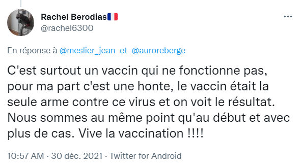 meslier_jean's tweet photo. Quand tu n'as toujours pas  compris, deux ans après le début de la pandémie, que le vaccin n'évite pas la contamination, ni la transmission, mais les formes graves, l'hospitalisation, la réanimation, la mort au bout.
Fatigue.
🤦‍♀️
#antivax https://t.co/tqIjt8c1i7